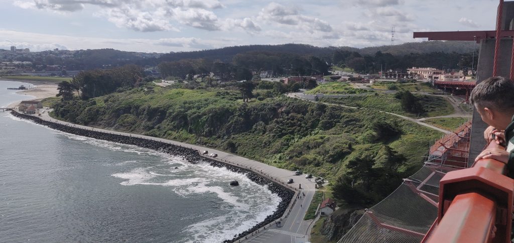 Photo: Presidio from Golden Gate Bridge